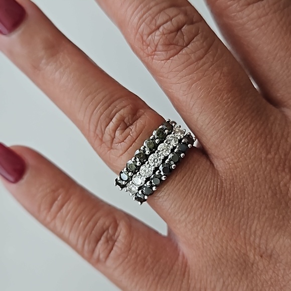 7 Stones Black Moissanite - Picture 8 of 8